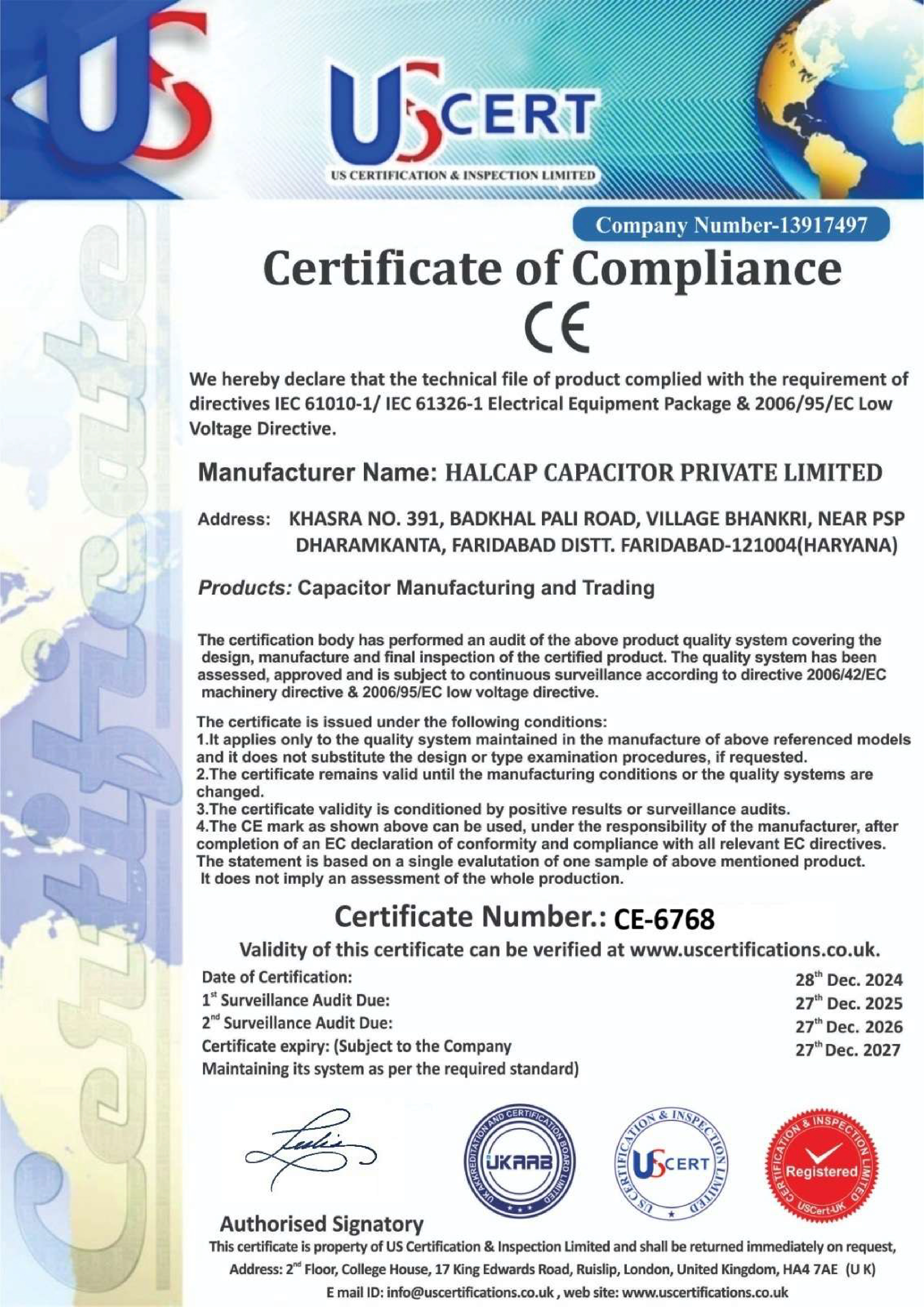 MSME Certificate
