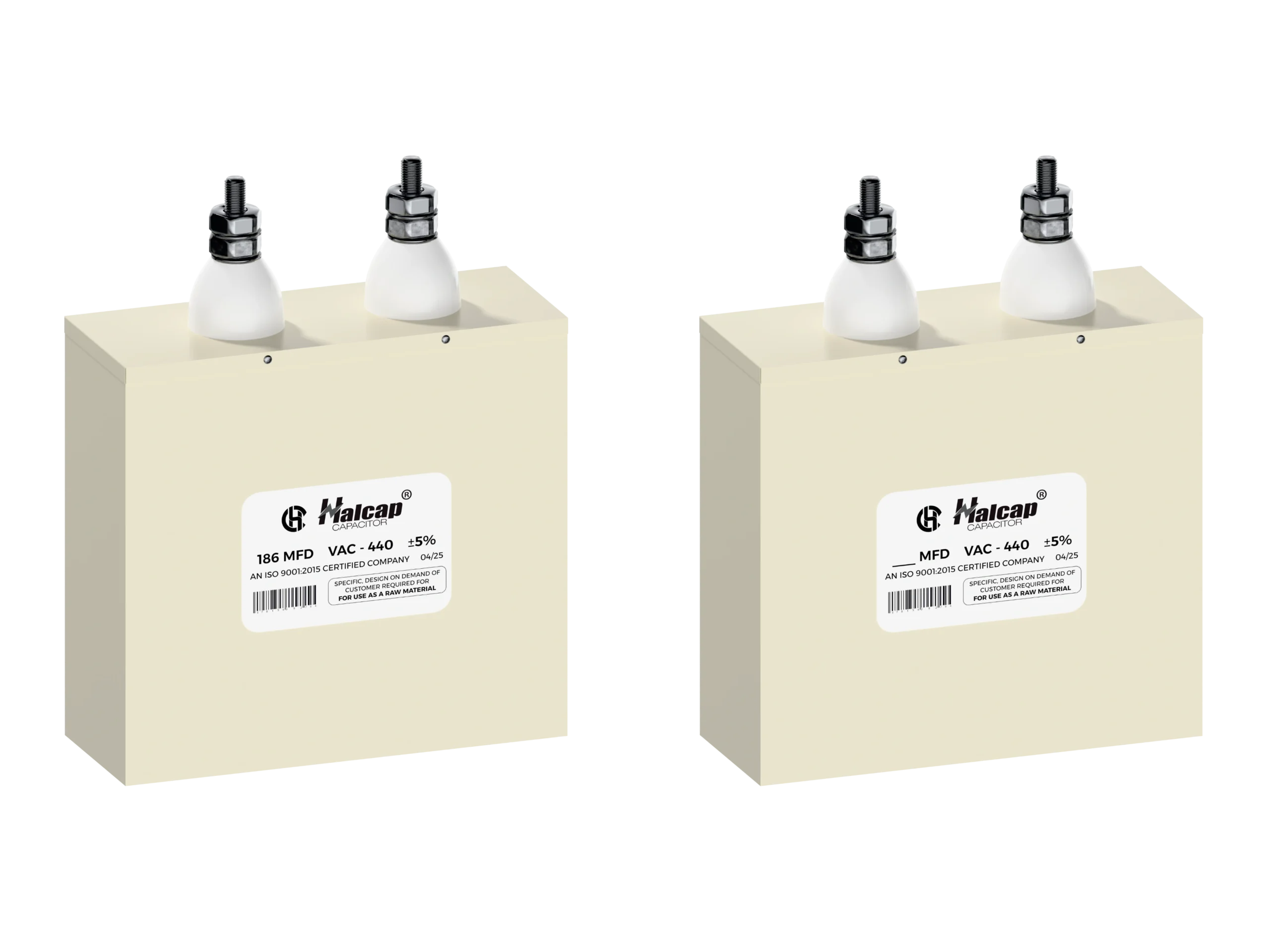 Ms box type capacitor